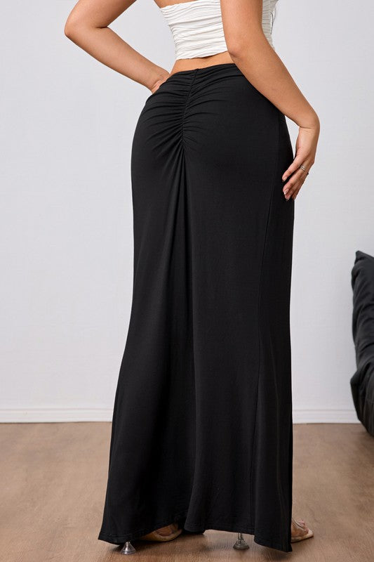 Long Slit Maxi Skirt
