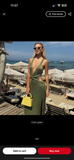 Knit High Slit Backless Ribbed Long Dress