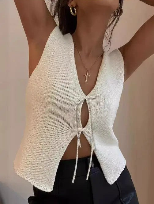 Tie Front Tank Top