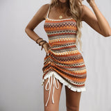 Boho Backless Strap Dress