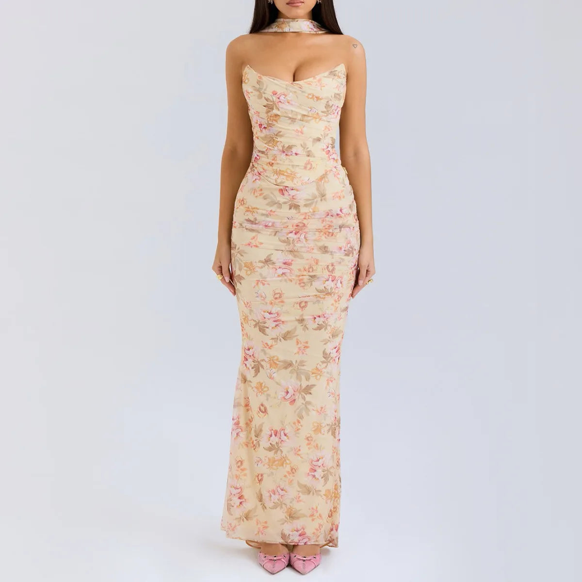 The Midnight Reverie Two Piece Gown
