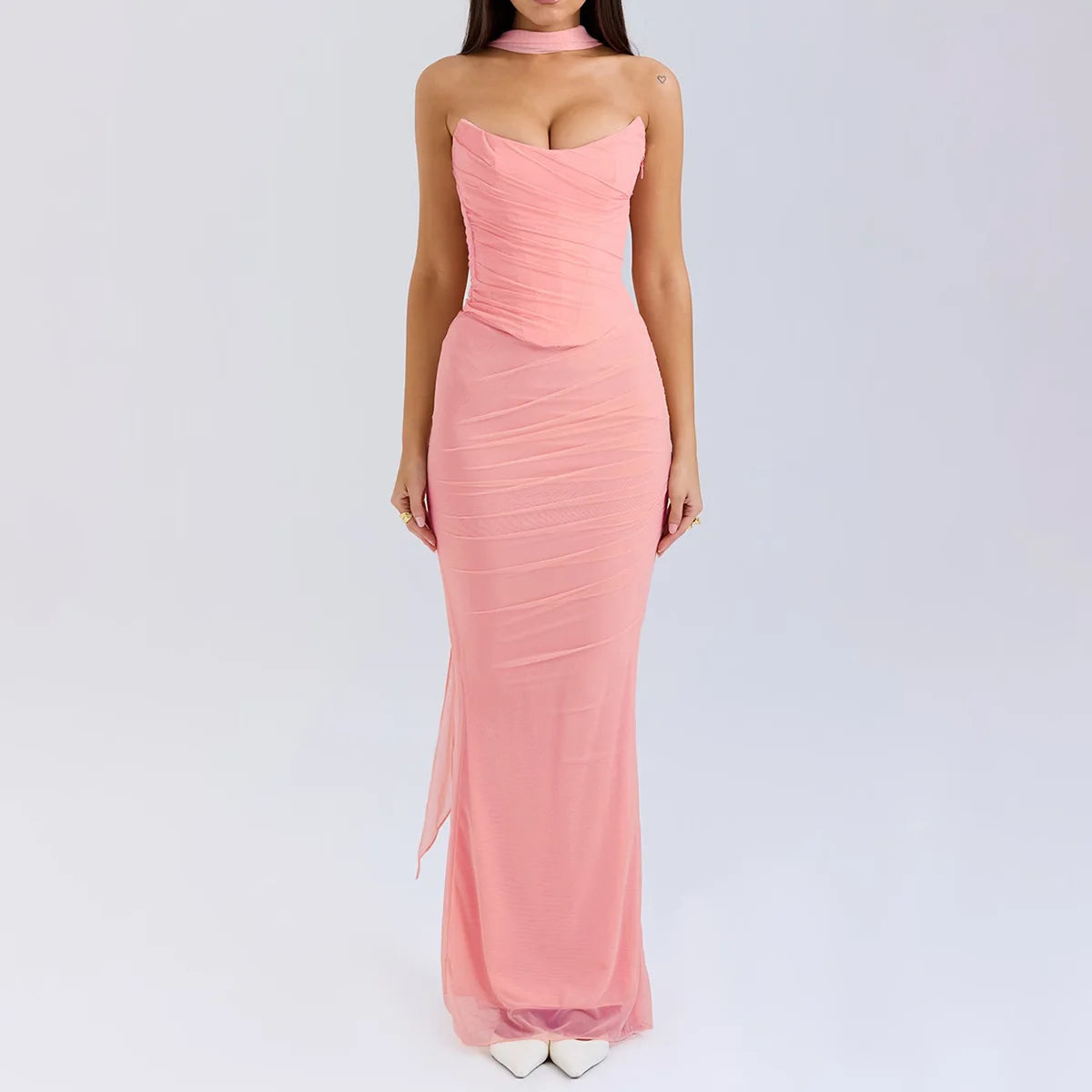 The Midnight Reverie Two Piece Gown