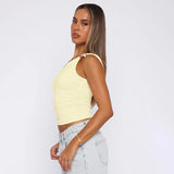 Off Shoulder Ruched Tank Top