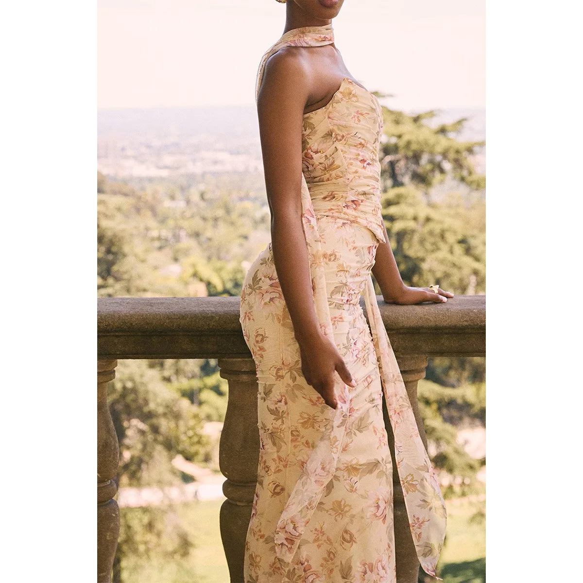 The Midnight Reverie Two Piece Gown