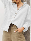 Vintage Linen Button Up Shirt