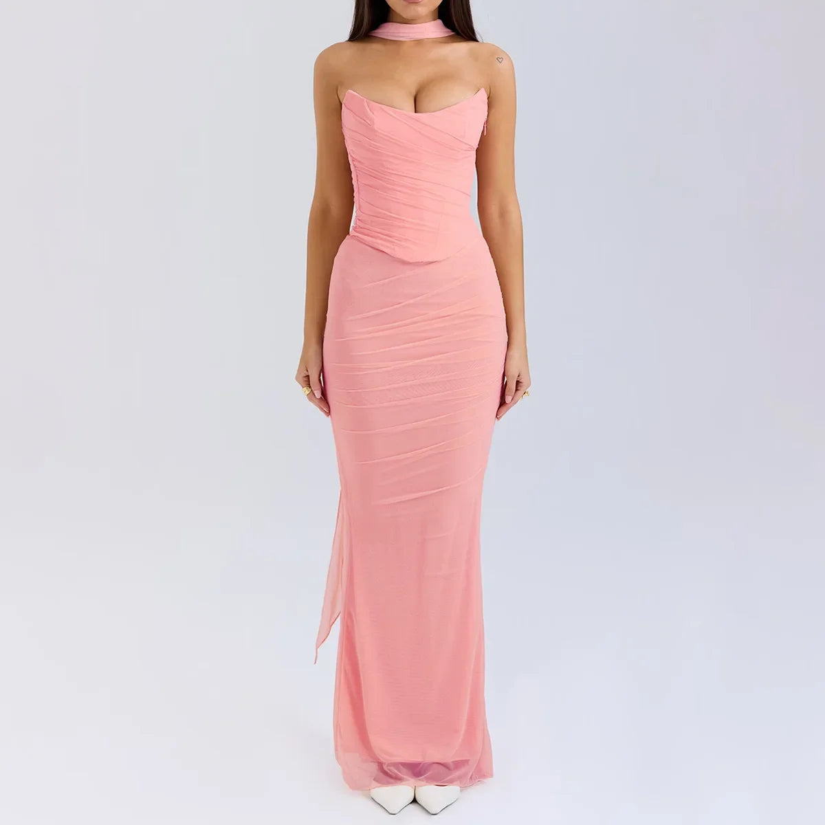 The Midnight Reverie Two Piece Gown