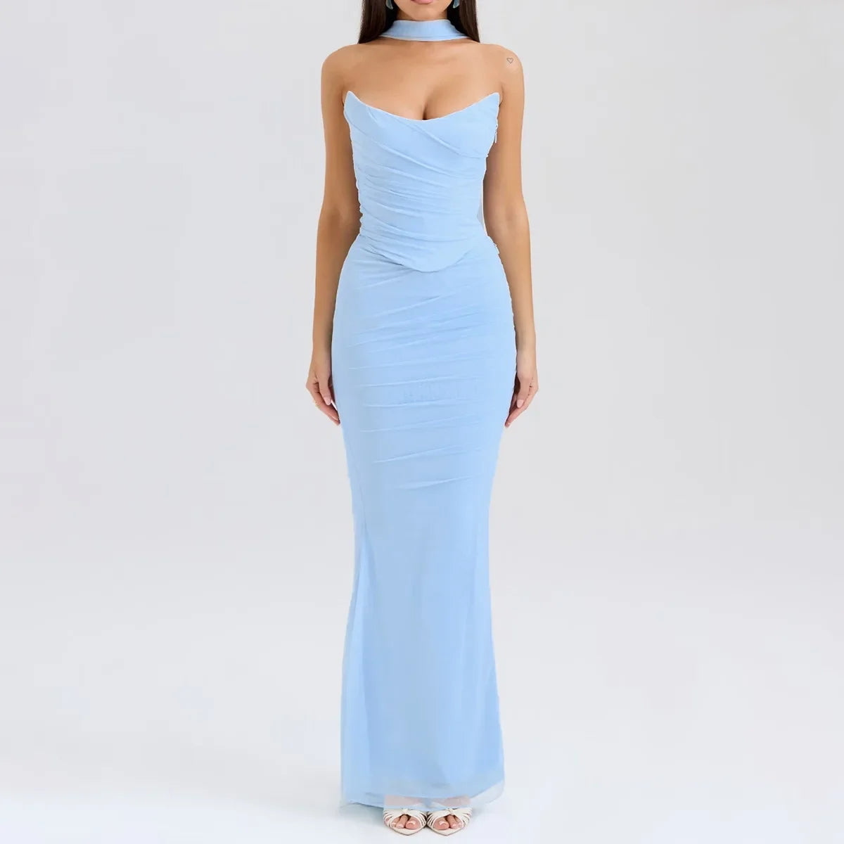 The Midnight Reverie Two Piece Gown